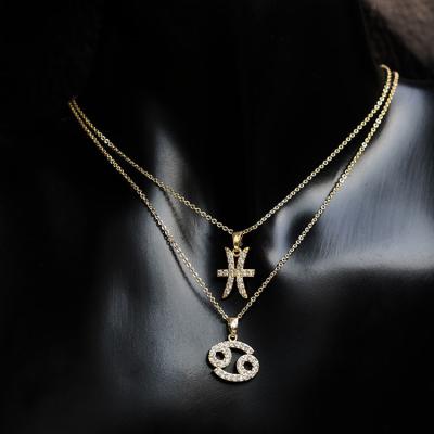 China Romantic Wholesale Design 925 Silver Necklace 10K Gold Plated Gold Necklace Chain Pendants For Necklace for sale