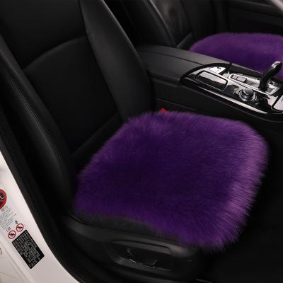 China 2022 Hot Sale Washable Faux Fur Sheepskin Car Seat Cover Auto Parts for sale