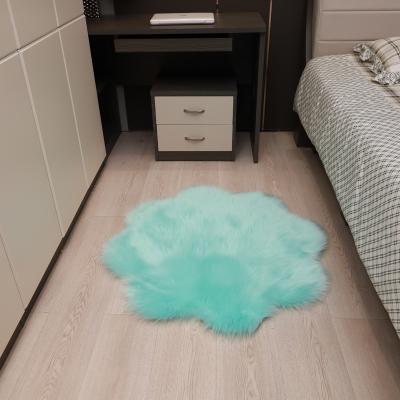 China Shaggy Area Faux Plush Fur Washable Fluffy Blankets Carpet For Living Room for sale