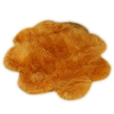 China Wholesale White Fluffy Long Hair Artificial Wool Suede Cloth Blanket Sheepskin Faux Fur Rug Acrylic Mat Washable for sale