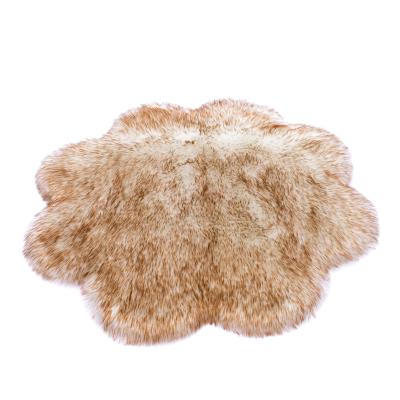 China Washable Soft Artificial Sheepskin Blankets Fur Floor Mats Faux Wool Carpets For Living Room Carpet for sale