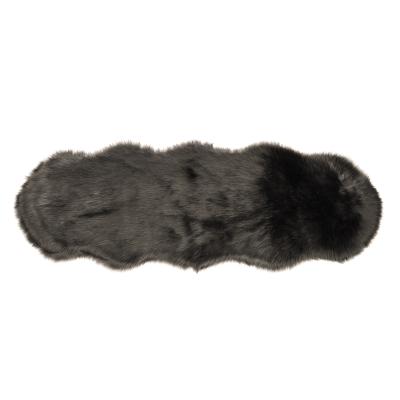 China Acrylic Faux Fur Blankets Mat Sheepskin Faux Fur Carpet Artificial Wool Suede Cloth Blanket Long Fluffy Hair Wholesale Washable for sale