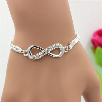 China The other unlimited shape Crystal Inlay Jewelry Lovely Gift of the bracelet 8 of new fashion unisex simple personality for sale