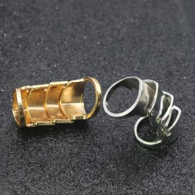 China Other Creative Punk Ring Gothic Bendable Ring Men's Charm Metal Joint Rings Retro Fashion Men's and Women's Rings for sale