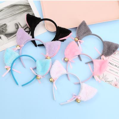 China Other Lovely Night Party Club Bar Decorate Headbands Plush Cat Fox Fur Ear Hairband Girls Anime Cosplay Costume Cat Ear Hair To Wear for sale