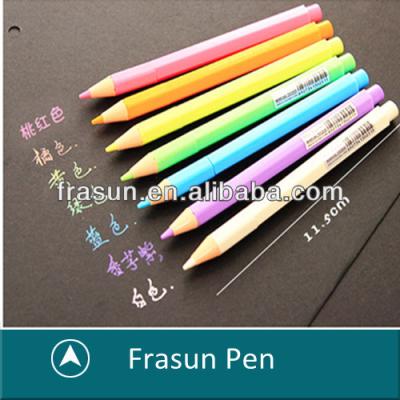 China Top Glitter Pencil Make Up Colorful Luminous Ink Glitter Gel Pen For Promotional for sale