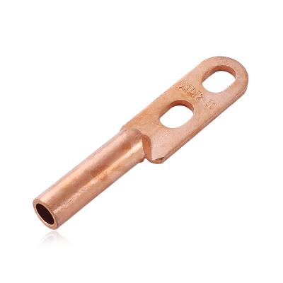 China Wire Connecting Type Two Hole Crimp Aluminum Copper Bimetallic Cable Ends Terminals for sale