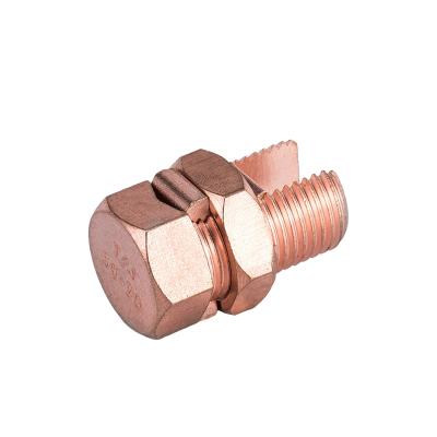 China Factory direct brass hardware connecting wire power cable accessories electrical split bolt connector and hooks for sale