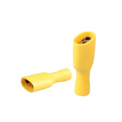 China Power Fully Insulated Female Wire Connector Disconnects Wire Crimp Terminals Insulated Terminal for sale