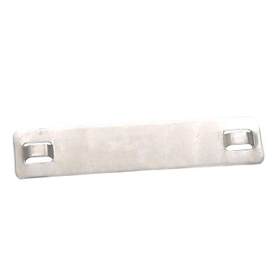 China Stainless Steel Stainless Steel Cable Marker Tags with Cable Tie Slots for sale