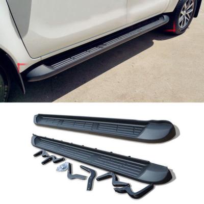 China Auto Accessories Aluminum Side Step Running Board Black Color For Hilux Revo for sale