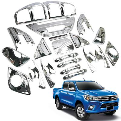 Chine Ruban en plastique écologique de kit de Chrome de voiture et couleur noire pour Hilux Revo 2015+ à vendre