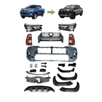 China OEM Fabrieksafzet voor de Autolichaam Kit Front Bumper Grill Facelift van Toyota Hilux Rocco 2021 Te koop