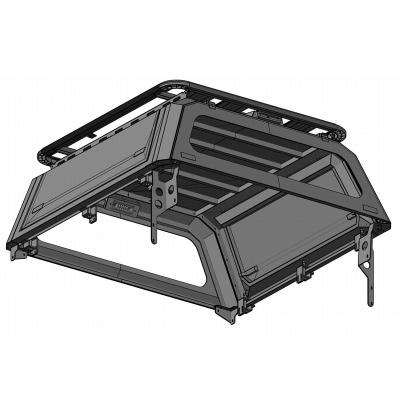 China cubierta dura de acero del Tonneau del negro 4x4 para Toyota Hilux Ford Ranger F150 BT50 Dmax en venta