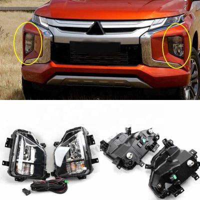 China Mitsubishi Triton Headlight Tail Light 4x4 Car Led Drl Fog Light Driving Lamp for sale