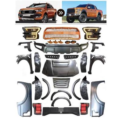 China Soem-Hersteller Wholesale Car Body Kit For Ford Ranger T7 T8 Upgrage zum Raubvogel F150 zu verkaufen