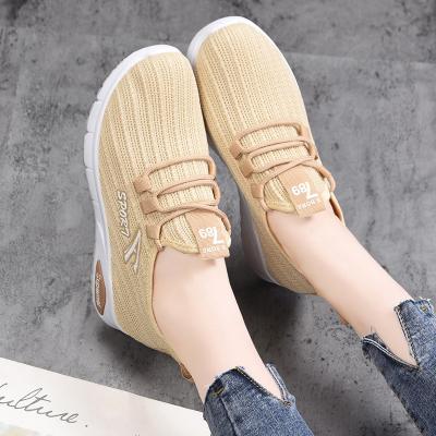 China Fashion trend women branded shoe white sport comfortable shoes running shoes china for sale