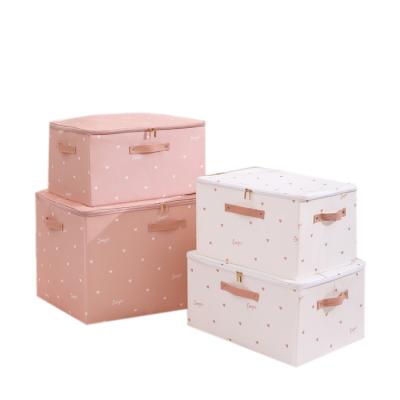 China Durable Washable Cloth Storage Box Cloth Storage Box Quilt Finished Clothes Stitch Storage Box Closet Large for sale