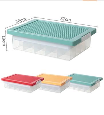 China Factory Wholesale Toy Children's Building Blocks Transparent Storage Box Lego Storage Box Stored Storage Box With Lid for sale