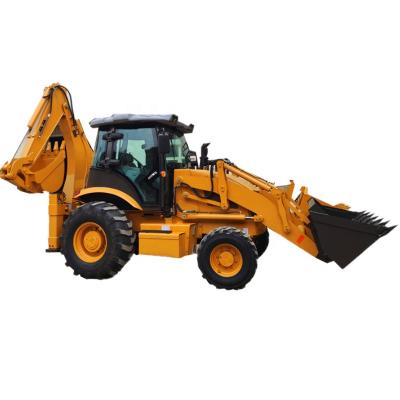 China Hotels WZ388 3 Ton Rated Load Wheel Loader Small Excavator Backhoe Digging Loader With Whole Frame Axle for sale