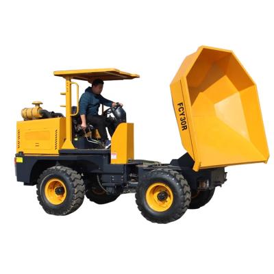 China Low Price FCY30 Tracked Dumper Truck Price Front Loader QUANCHAI Engine 4 - 6L for sale