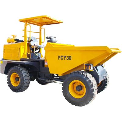 China Construction material shops mini dump FCY30 3 ton site dumper construction dumper mining widely use mini dumper for sale for sale