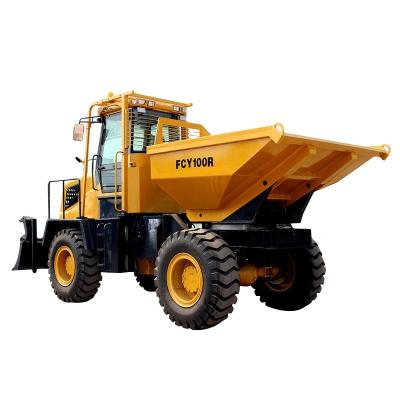 China construction FCY100 10 ton 4wd articulated mining dump truck for sale > 8L for sale