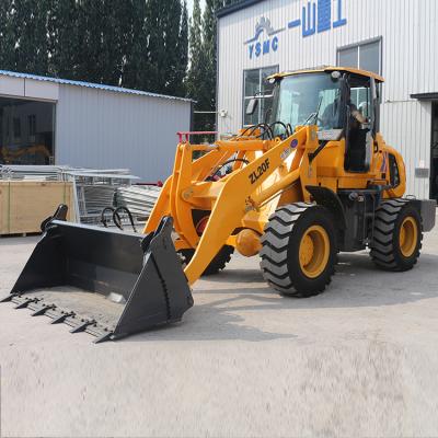 China Garment Shops Cheap Wheel Loader CE 2 Ton 3 Ton 4 Wheel Drive Mini Push Loader Front Loader for sale