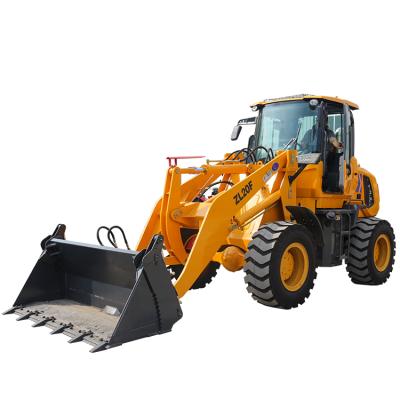 China Hotels 2 ton china wheel mini loader tractors front end loader for sale loader attachments for sale