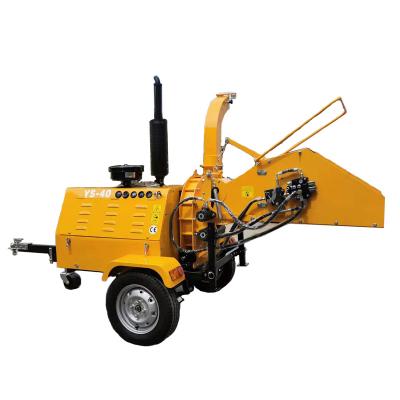 China Farms Factory Supplier 50hp Large Diesel Engine Rental Home Depot Self Powered Hot Selling Wood Chipper for sale