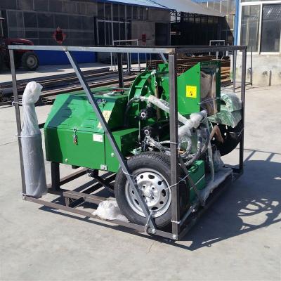 China Diesel engine wood trusses branch china supplier factory crusher 22HP wood chipper for sale