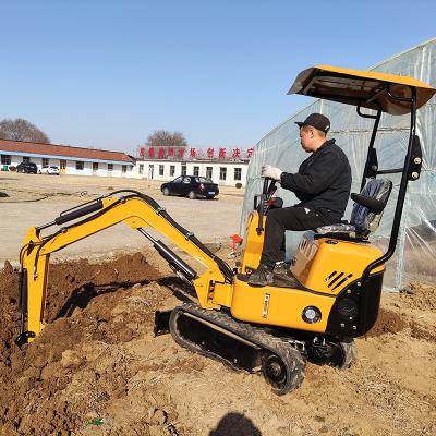 China Garment Shops Cheap Mini Excavator Low-consumption Excavator 1000kg Digger Mini Excavator Digging Machine For Sale for sale