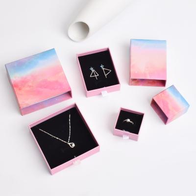 China High-end High Quality ODM/OEM New Fashion Necklace Ring Earrings Jewelry Box Can Be Customized Multifunctional Storage Box for sale