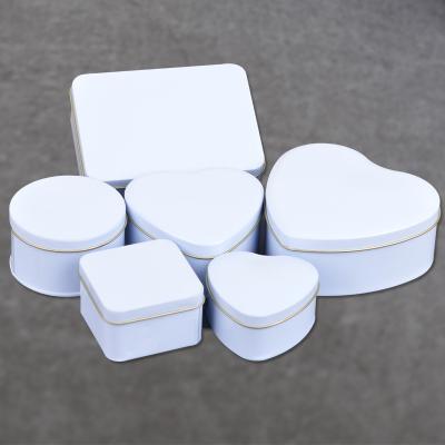 China Recycled Materials OEM/ODM Wedding Supplies Sugar Box White Series Happy Patterns Candy Packaging Heart Shaped Box for sale