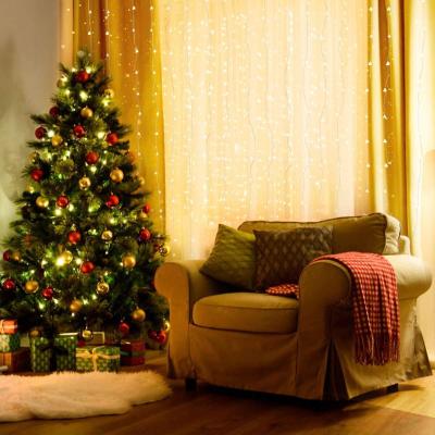 China Recycled Materials Christmas Decoration For Garland Home Decoration Chrismas Light Instant Fairy Gift In 3m Curtain Home String for sale