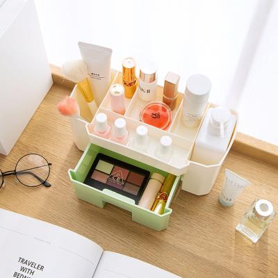 China Desktop Organizer Type High Quality Cosmetics Storage Box Drawer Makeup and Lipstick Storage Box Skin Care Box for sale