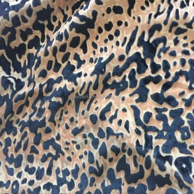 China Viable factory wholesale animal print velvet fabric,velvet leopard,tiger print velvet fabric plush fabric ys6025 for sale