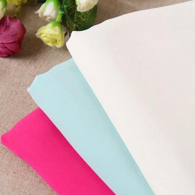 China Plain Chiffon Wholesale Fabric For Skirt 100% Polyester Plain China Textile Manufacturers Fabric YSS56 for sale