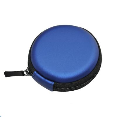 China New PU Leather Round Zipper Earphone Case Made In China for sale