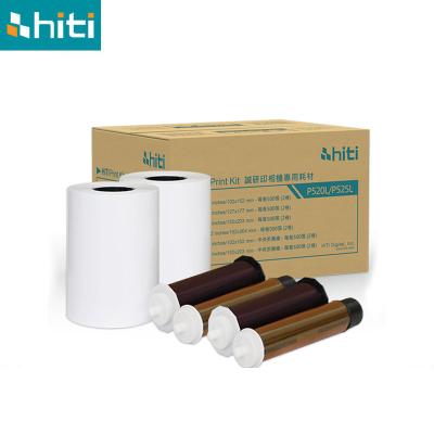 China Wholesale price Hiti P520/P525L 4*6 color photo paper Hiti P520L/P525L paper and ribbon for sale