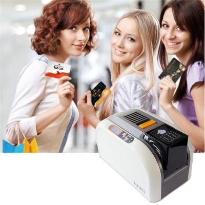 China Hot Selling Direct Color Magnetic Card Printer Thermal Print PVC ID Card Printer With Single Side Double Sides Print for sale