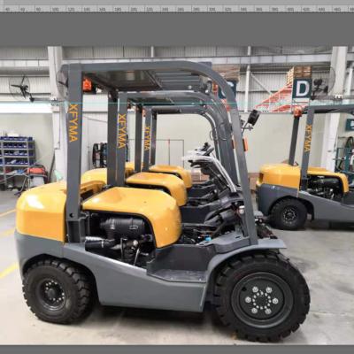 China High Quality Machinery Repair Shop Mini Four Wheel 3000kg 3T Price Forklift For Warehouse Container ISUZU C240 ​​Engine for sale