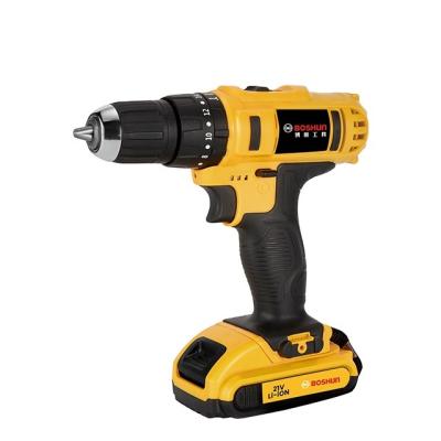 China Durable professional cordless drill 21V machine- the home decoration multifunctional cordless drill 1500mah for sale