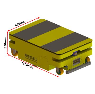 China Intelligent Material Transport in Factory Cache AGV, Transport AGV, AGV ROBOT 500kg Warehouse Jacking Handling AGV Trolley for sale