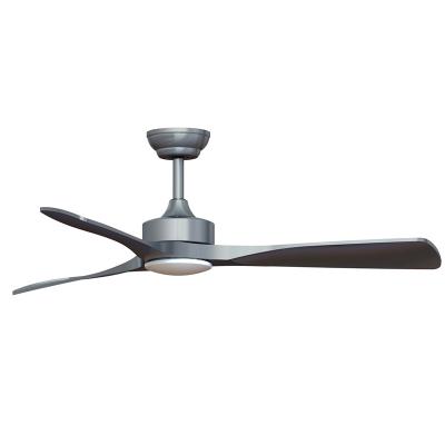 China OEM ODM Factory Direct Sale Low Noise Ac Pure Copper Motor 3 Blades 220 Volt LED Ceiling Fan Light 12W for sale