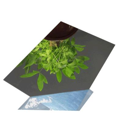 China Decoration Mirror Finish Aluminum Sheets 1050 1100 5052 High Polished Coated Plate Alloy Foil Signs Solar Reflective Labels for sale