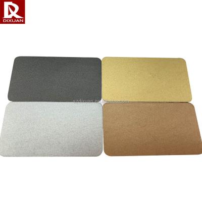 China Decoration Anodize Sandblast Aluminum Sheet Plate Anodize Sliver Anti-Corrosion Black Gray Copper Gold Panel Oxidized Blue Red Colors for sale