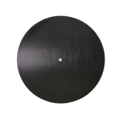 China Custom Family Decor Black Brushed Anodized Aluminum Circle For Wall Clock Parts for sale