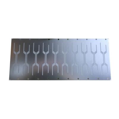 China Sound Check Frame Aluminum Metal Plate Plate Brushed Anodized Aluminum Wall Panel For Laser Engraving Silk Printing for sale