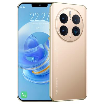 China Dual SIM Card Android 13 Dual Wholesale Best Selling MATE 50 PRO 7.3 inch HD Screen Smartphone 8GB+256GB  48+108MP Face 10-core Processor 6800 for sale